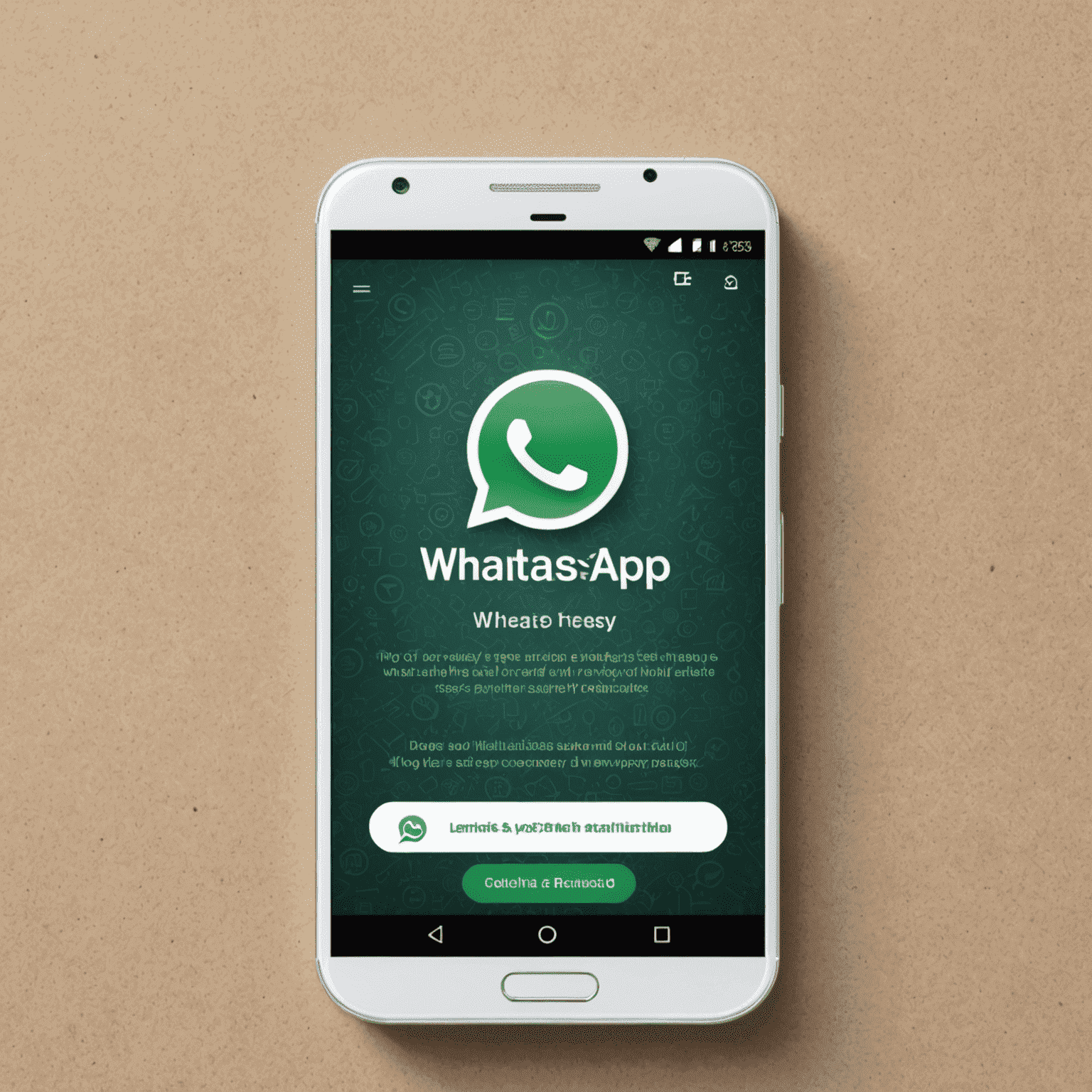 Interfejs WhatsApp Web z ikonami nowych funkcji, takich jak wsparcie dla wielu urządzeń i ulepszone ustawienia prywatności