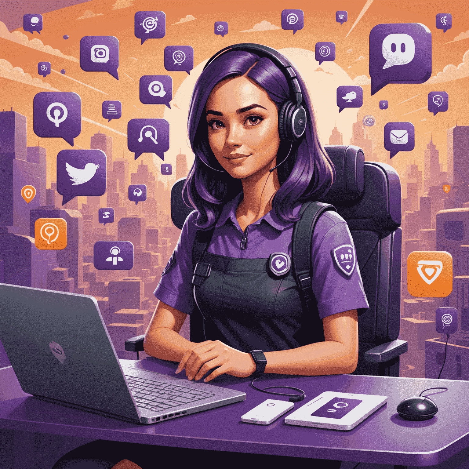 Grafika przedstawiająca funkcje bezpieczeństwa Viber, w tym szyfrowanie end-to-end i ukryte czaty